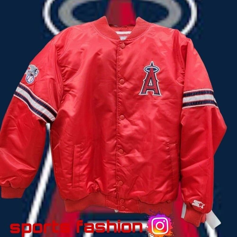 Starter MLB Angels Anaheim jacket Red New Size XL